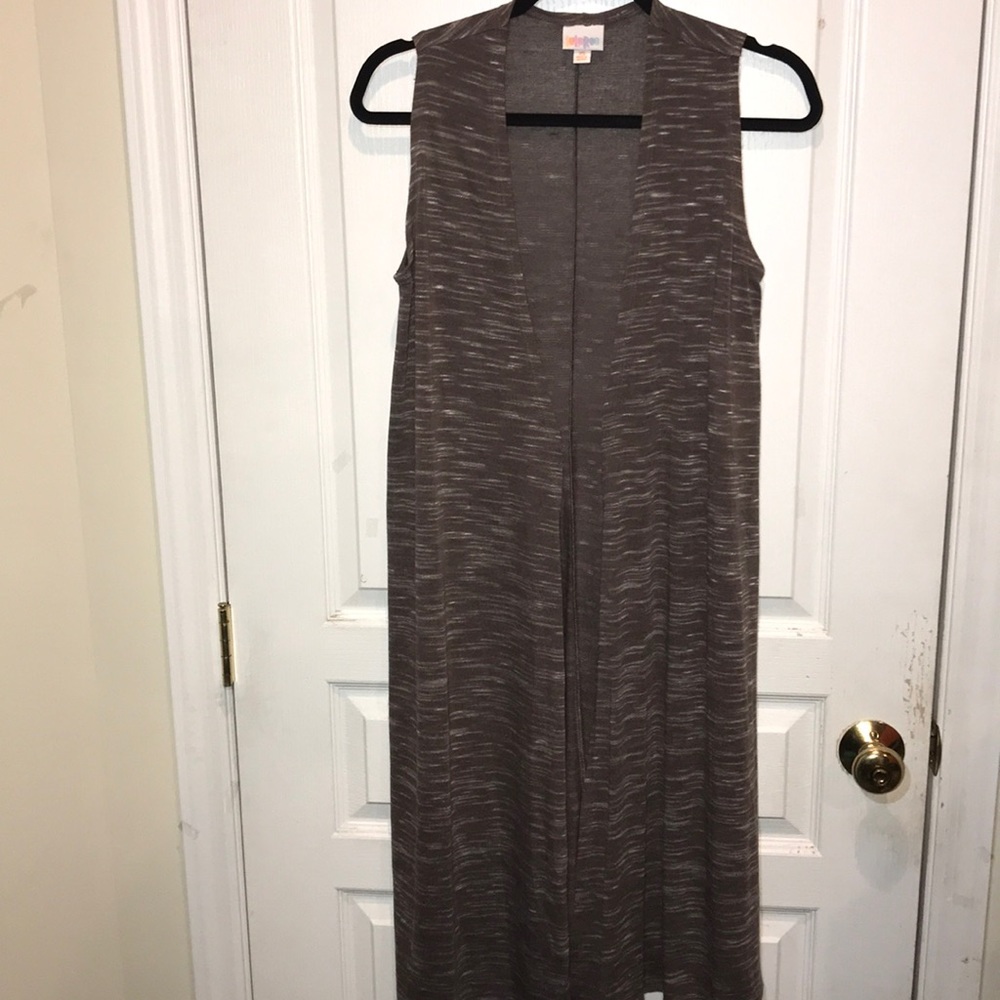 Lularoe Joy Long Vest size XS